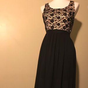 Lauren Conrad Black maxi dress
